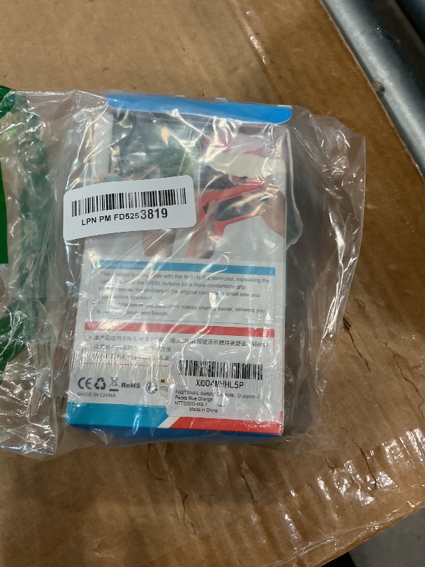 Photo 1 of [Switch 1/2 Compatible] FASTSNAIL Grips for Nintendo Switch 2 (2025)/1&OLED for Joy-Con 2, Wear-Resistant & Anti-Slip Controller Grips Handle Kit, Switch 2 Joypad Holder Accessories (Orange,Blue)