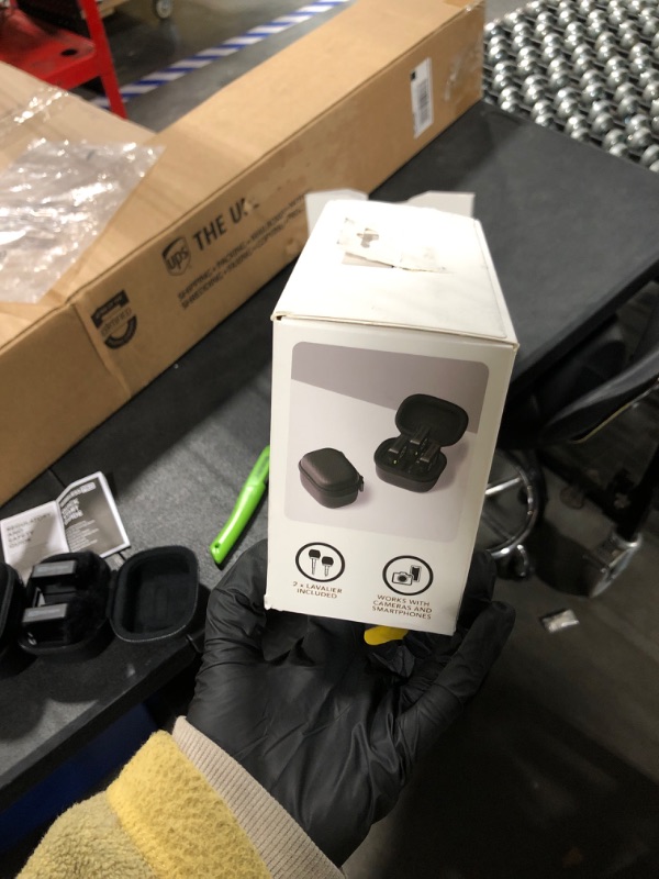 Photo 1 of ** ONLY 2 MICROPHONES**
RODE Wireless PRO Compact Wireless Microphone System with Timecode, 32-bit Float On-board Recording, 2 Lavalier Microphones and Smart Charge Case for Filmmaking and Content Creation