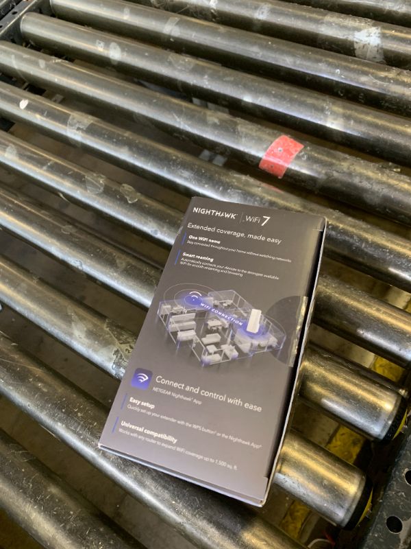 Photo 1 of NETGEAR WiFi 7 Range Extender (EXS27) – Add up to 1,500 sq. ft. and 45 Devices with BE5000 Dual-Band Wireless Signal Booster & Repeater (up to 5 Gbps Speed), WPA3 Security, Smart Roaming