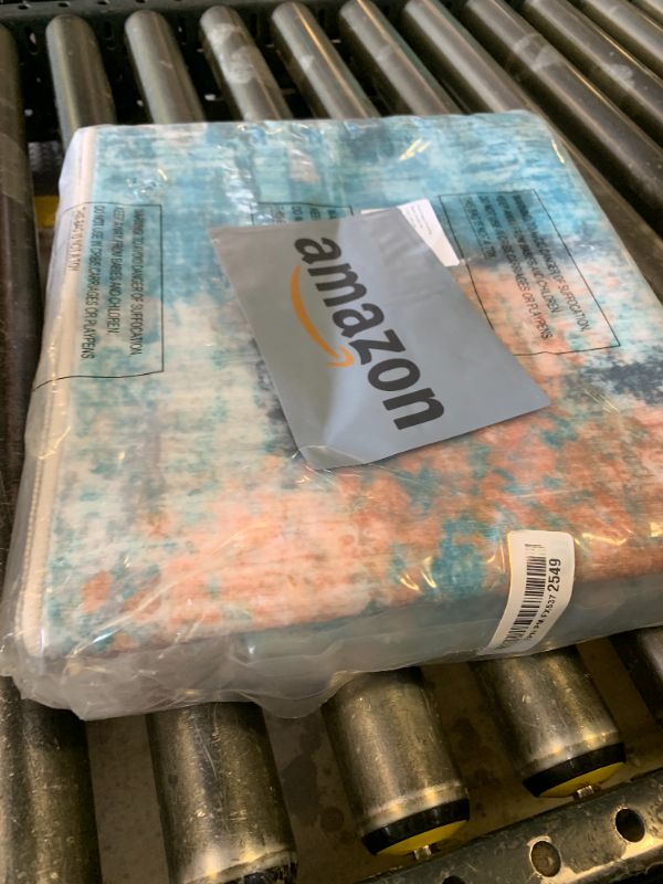 Photo 1 of vivorug Runner Rug 2'x7' Machine Washable Non-Slip Runners for Hallways Kitchen Entryway Laundry Room Modern Abstract Carpet Hallway Runner, Rosy Clouds