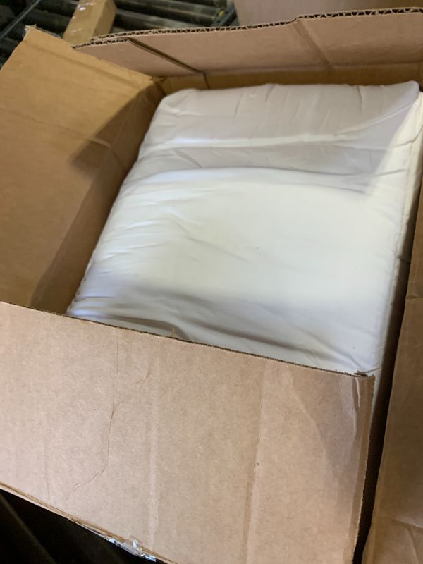 Photo 1 of L LOVSOUL Organic 75% Down Fiber Comforter Oversize King Size,850+FP,1200TC,Extra Fluffy,Hotel Style,Luxury Ultra Soft All Season White Duvet Insert with 8 Corner Tabs