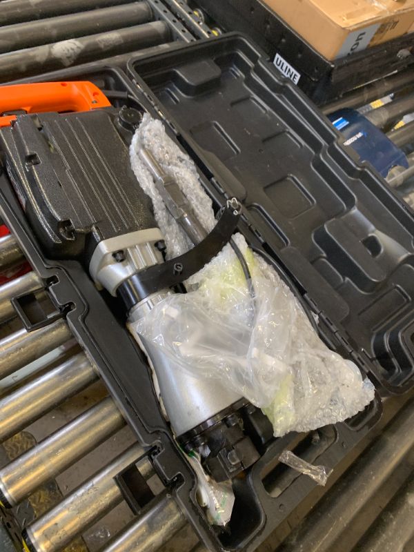 Photo 1 of VEVOR Demolition Jack Hammer, MAX 2200W Electric Jackhammer Heavy Duty, 1400 BPM Concrete Breaker 4pcs Chisels Bit Chipping W/Case, Gloves