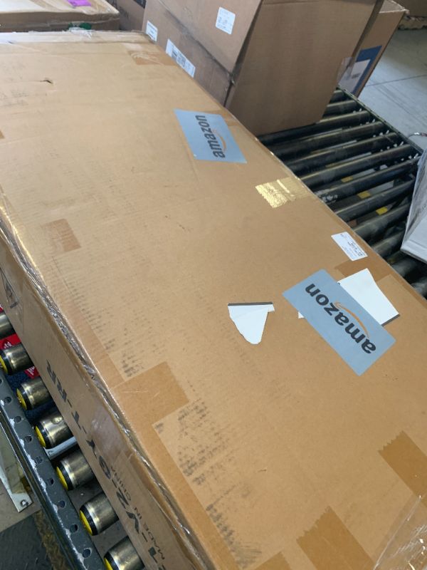 Photo 1 of Rolanstar Twin Size Bed Frame with LED Lights and Charging Station, Upholstered Bed Storage Headboard & Drawers, Heavy Duty Wood Slats, Easy Assembly