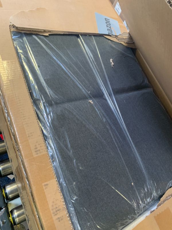 Photo 1 of Rolanstar Twin Size Bed Frame with LED Lights and Charging Station, Upholstered Bed Storage Headboard & Drawers, Heavy Duty Wood Slats, Easy Assembly