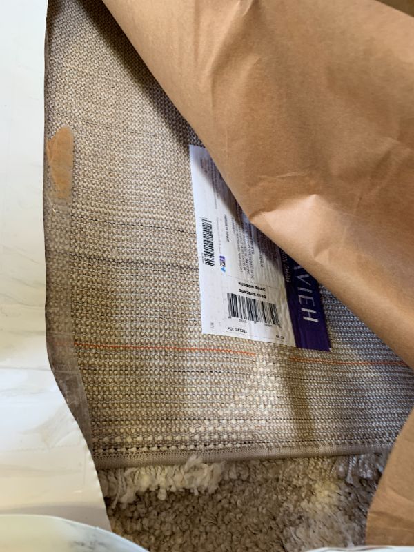 Photo 1 of SAFAVIEH Hudson Shag Collection Area Rug - 11' Square, Beige & Ivory, Moroccan Trellis Design, Non-Shedding & Easy Care, 2-inch Thick Ideal for High Traffic Areas in Living Room, Bedroom (SGH280S)