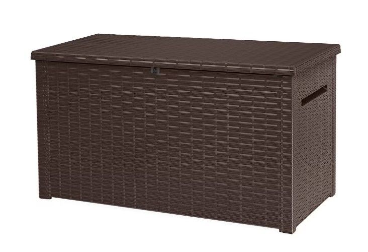 Photo 1 of Keter Java Extra Large 4.8 x 2.8 ft. (230G/870L) Resin Patio/Outdoor Storage Deck Box/Bench