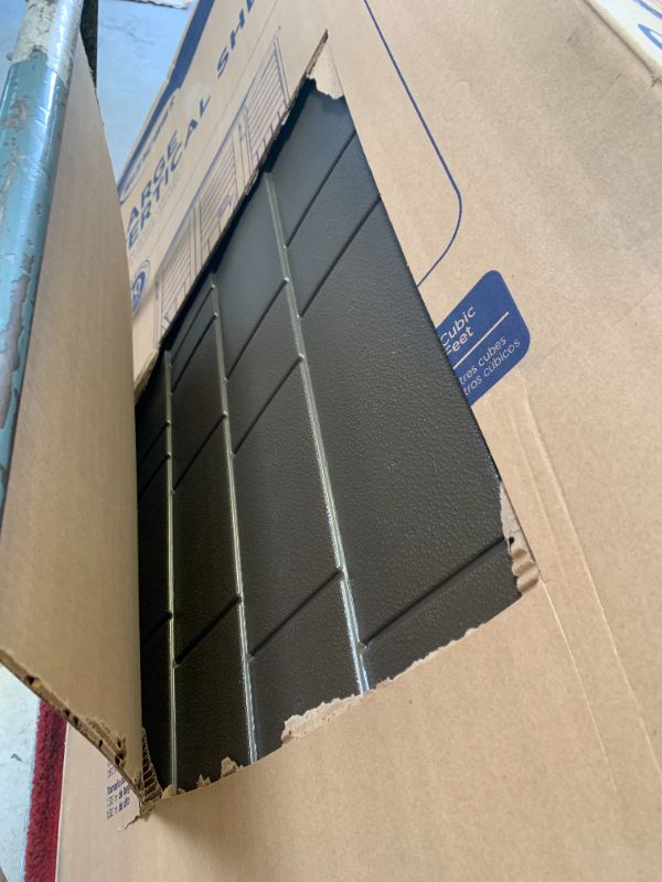 Photo 1 of Suncast Outdoor Storage Shed, Water Resistant Resin Vertical Outdoor Storage Cabinet for Patio, Garden Tools, Cushions, & Equipment, Weatherproof Multi-Wall Design, 54 cu. ft., Made in USA