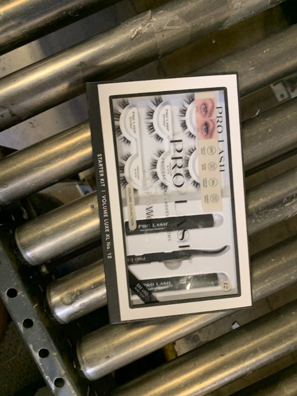 Photo 1 of Pro Lash ProWear Starter Lash Clusters Kit - Easiest to Apply Lashes - 10-Day Cluster Eyelash Extensions - 3 Sets of False Eyelashes Plus Adhesive, Remover, Tweezers - Volume Luxe XL No. 12 - Black