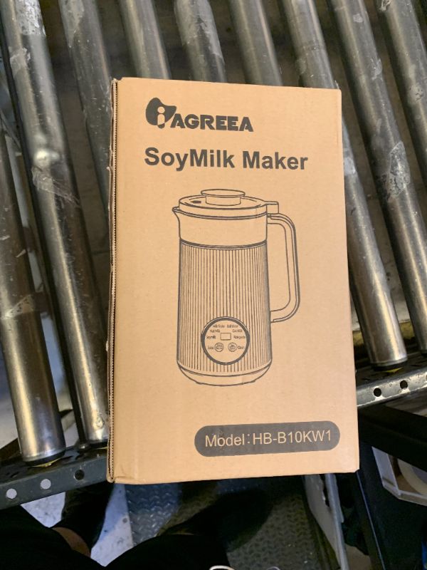 Photo 1 of 8-IN-1 IAGREEA Nut Milk Maker Machine, 35 oz Soy Milk Maker, Oat, Soy, Plant Based and Dairy Free Beverages, Juice, 2H Keep Warm Countertop Blender, 10 Blades, 12H Delay Start, BPA-Free, Self-Cleaning