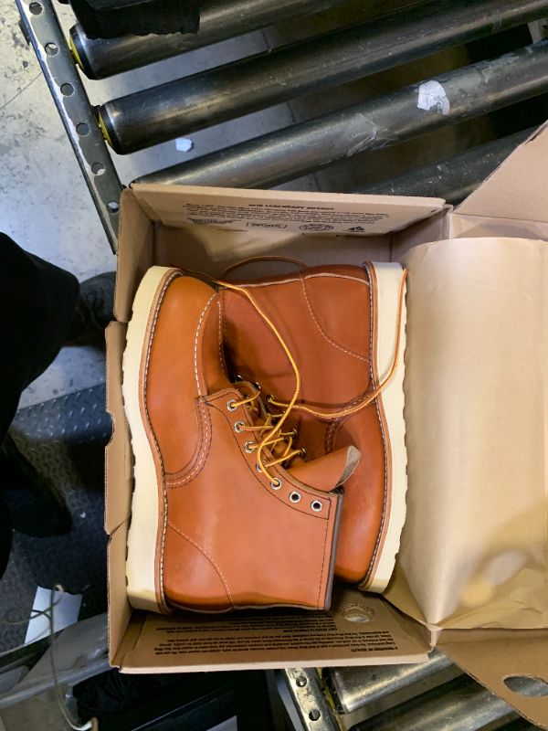 Photo 1 of Red Wing Heritage Men's 6" Classic Moc Toe Boot, Oro Legacy, 7.5 M US