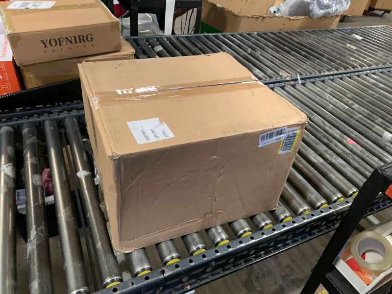 Photo 1 of YLACMALS Modern Minimalist C Shaped Side Table, Wooden Sofa Table with Adjustable Height and Swivel Top, Laptop Table for Living Room, Bedroom, Study and Small Spaces, Walnut Wood