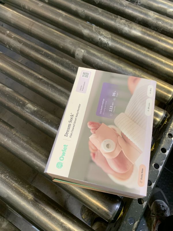 Photo 1 of Owlet Dream Sock – Smart Wearable Baby Monitor, Infant SpO2 Monitor Tracks Heart Rate & Oxygen - Parents Receive Alerts, Sleep & Health Insights via App - Dusty Rose