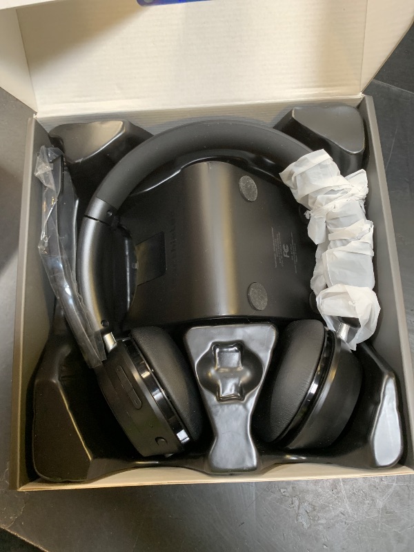 Photo 1 of (Upgraded Version) Wireless Headset, Bluetooth Headset with Noise Cancelling Microphone, Best Headphones with Mic Mute & USB Dongle for PC/Computer/Laptop/Cell Phones/Remote Work/Call Center