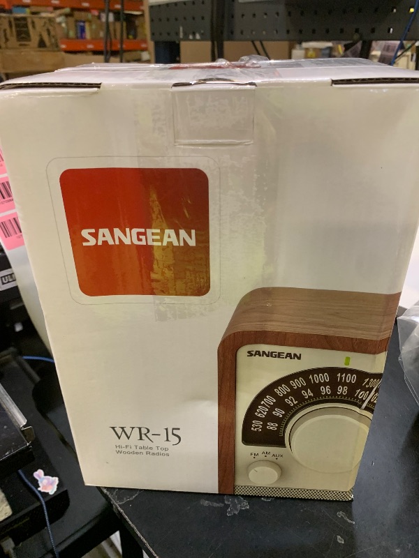 Photo 1 of AM/FM Table Top Wooden Radio (Walnut)