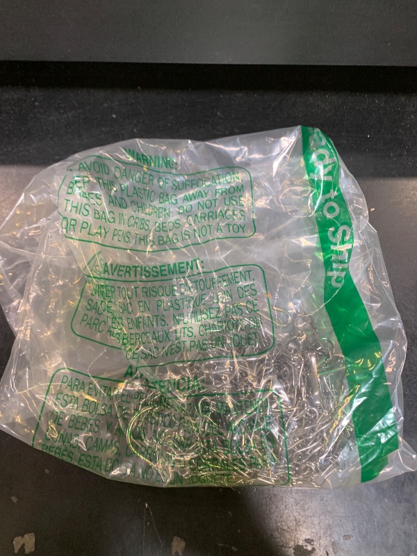 Photo 1 of 10 Pack SIL Storagehook Silver Hanging Chains with Hooks, Grow Lights Chain adjusable fit bird feeders for outdoors, Plant hanger indoor, Hanging Planter, Wind Chime, Pendant light, Christmas wreath