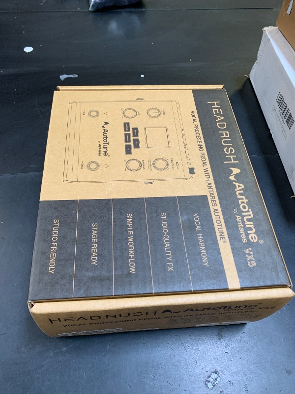 Photo 1 of HeadRush VX5 Vocal Effects Pedal with Antares AutoTune for Vocalists with Real Time Pitch Correction, Vocal Harmony, Guitar and Mic in and Audio Interface