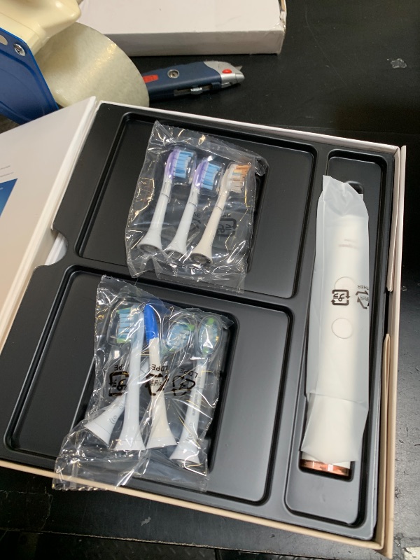 Photo 1 of Philips Sonicare DiamondClean Smart 9700 Electric Toothbrush, Sonic Toothbrush with App, Pressure Sensor, Brush Head Detection, 5 Brushing Modes and 3 Intensity Levels, Rosegold, HX9957/81