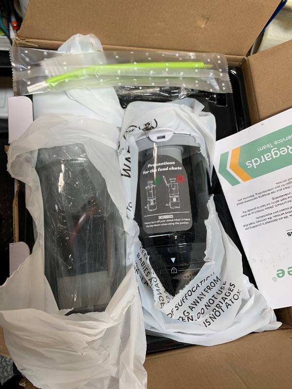 Photo 1 of KITCHTREE Masticating Juicer Attachment for KitchenAid Stand Mixer, 4.2" Large Feed Chute Fit Whole Vegetables & Fruits, Slow Cold Press Juicing, Includes 2 * 28oz capacity cups