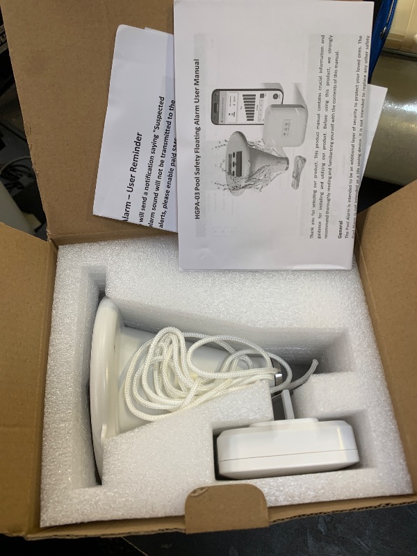 Photo 1 of WiFi Pool Alarm, Zuomeng Solar Wave Pool Alarm with Optimal Sensitivity, Remote Control by App, Dual Alarming via Device & App, Offering Extra Protection for Your Child and Pet