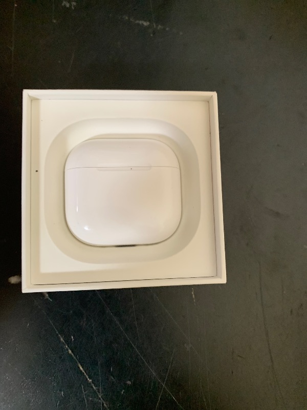 Photo 1 of Apple AirPods 4 Wireless Earbuds, Bluetooth Headphones, with Active Noise Cancellation, Adaptive, Transparency Mode, Personalized Spatial Audio, USB-C Charging Case, Wireless Charging, H2 Chip