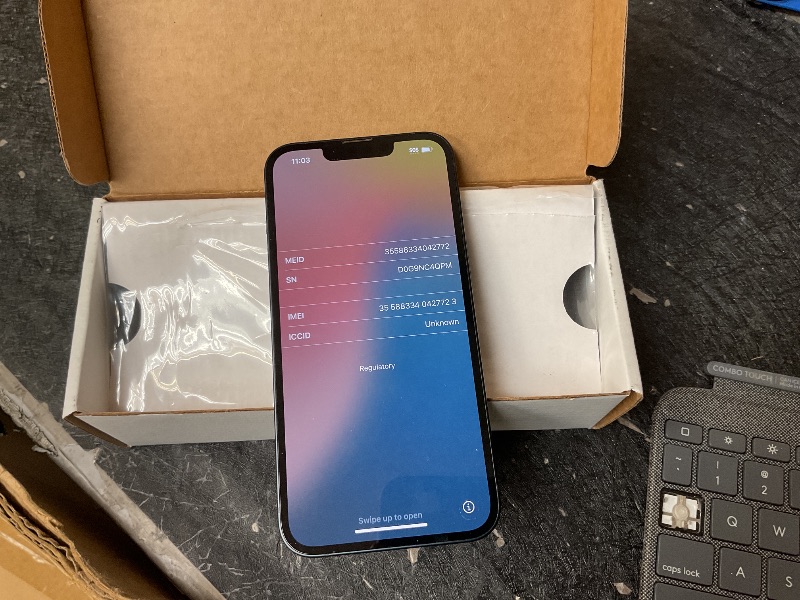 Photo 1 of Apple iPhone 13, 128GB, Midnight - Unlocked (Renewed)
