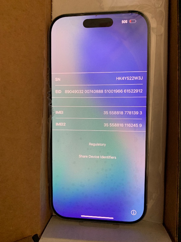 Photo 1 of Apple iPhone 16 Pro, US Version, 512GB, White Titanium - Unlocked (Renewed)--------NEEDS APPLE SUPPORT