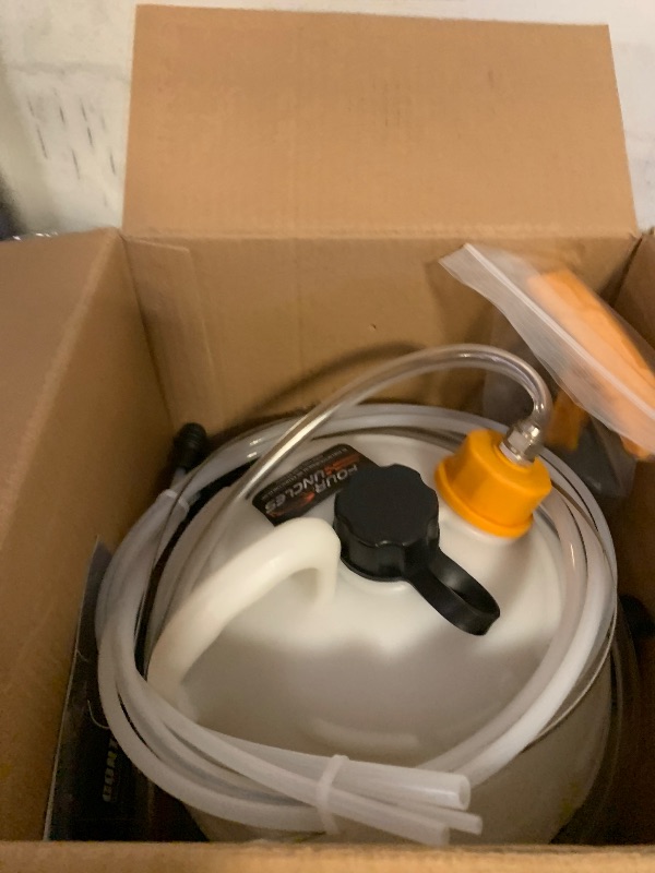 Photo 1 of FOUR UNCLES Oil Extractor Pump - Fluid Extractor with 59" Main Hose, Three 41" Extension Tubes for Oil Change, a Hose for Brake Bleeding