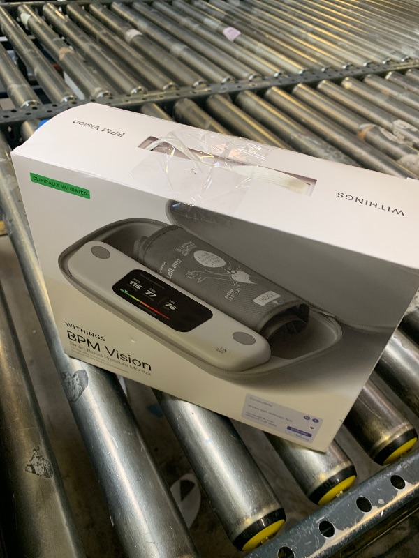 Photo 1 of Withings BPM Vision – Smart Arm Blood Pressure Monitor | FDA-Cleared | Easy-to-use, Accurate Systolic & Diastolic Measurements, Wide Range Cuff | Wi-Fi & Bluetooth | iOS & Android | FSA/HSA