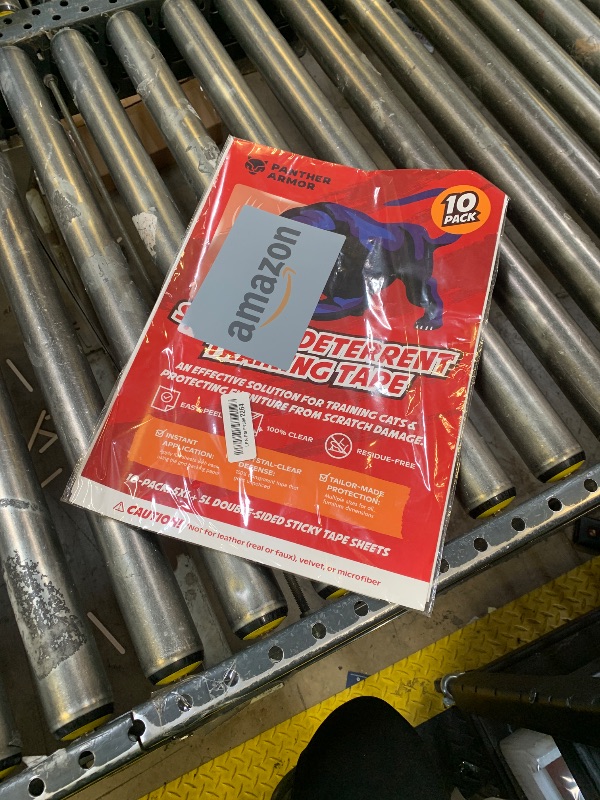 Photo 1 of 10 Pack Cat Scratch Furniture Protector Tape Sheets – Double-Sided Sticky Training (5 XL, 5 Large) – Anti-Scratch Couch & Sofa Guard – Clear – Not for Leather, Velvet, Microfiber