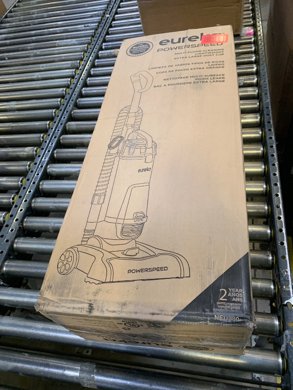 Photo 1 of ITEM IS MISSING PARTS. UNSURE WHAT PARTS ARE MISSING.---------------------------------Eureka Lightweight Powerful Upright Vacuum Cleaner for Carpet and Hard Floor, PowerSpeed, New Model,Blue,black/New Model