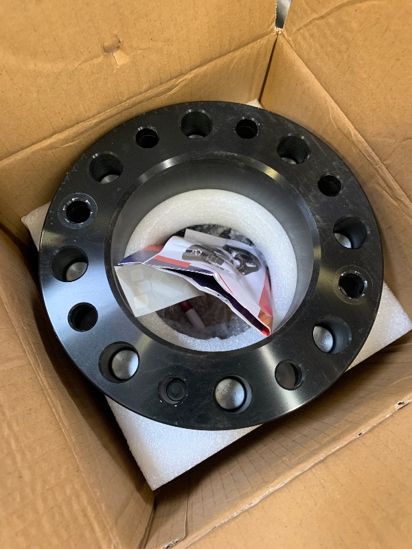 Photo 1 of KSP 2 inch 8x180 Wheel Spacers for 2011-2024 Chevy Silverado 2500 2500HD 3500HD GMC Sierra 2500HD 3500HD, 50.8mm 8x180 to 8x180 Forged Lug Centric Wheel Adapters 130mm Center Bore with M14x1.5 Studs