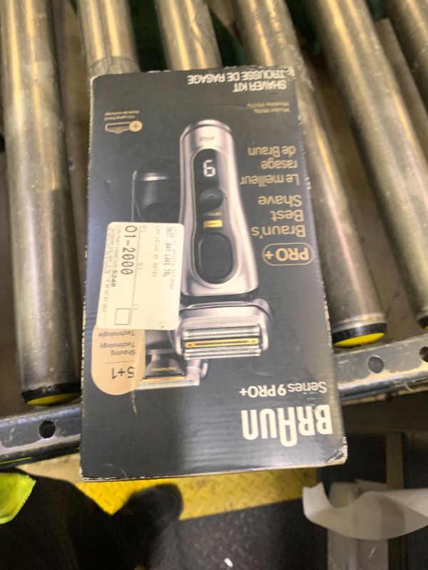 Photo 1 of Braun Series 9 PRO+ Electric Razor for Men, 5 Pro Shave Elements & Precision Long Hair Trimmer, 6in1 SmartCare Center, Wet & Dry Electric Shaver for Smooth Skin with 60min Battery Runtime, 9517s