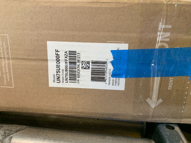 Photo 1 of Samsung 75-Inch Class Crystal UHD U8000F 4K Smart TV (2025 Model) Endless Free Content, Crystal Processor 4K, MetalStream Design, Knox Security, Alexa Built-in