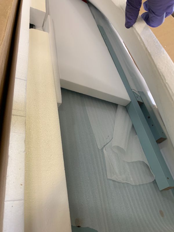 Photo 1 of Jocoevol Buffet Cabinet with Storage, 55" Blue Kitchen Storage Cabinet with Shelves, Modern Farmhouse Coffee Bar Station for Dining Room, Kitchen Buffet, Slate Blue