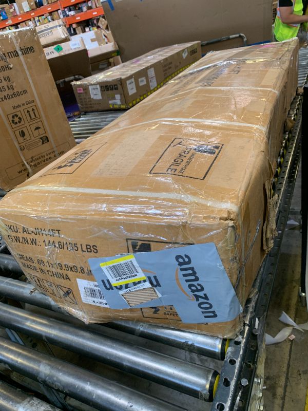 Photo 1 of ALTLER Trampoline 14FT Enclosure Net Outdoor Jump for Kids and Adults Round ASTM Approved Heavy-Duty Bounce Mat with Enhanced Weight Capacity