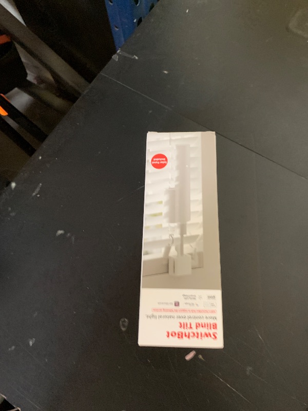 Photo 1 of SwitchBot Blind Tilt Motorized Blinds - Smart Electric Blinds with Bluetooth Remote Control, Solar Powered, Light Sensing Control, Add Hub Mini to Make it Compatible with Alexa & Google Home