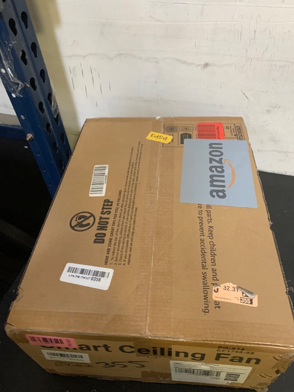 Photo 1 of ZMISHIBO 52 Inch Smart Ceiling Fans with RGB Lights, Low Profile Flush Mount Ceiling Fan with Alexa/App/Remote Control, Dimmable 20W LED Light, Black Modern Fan for Living Room, Bedroom, Game Room