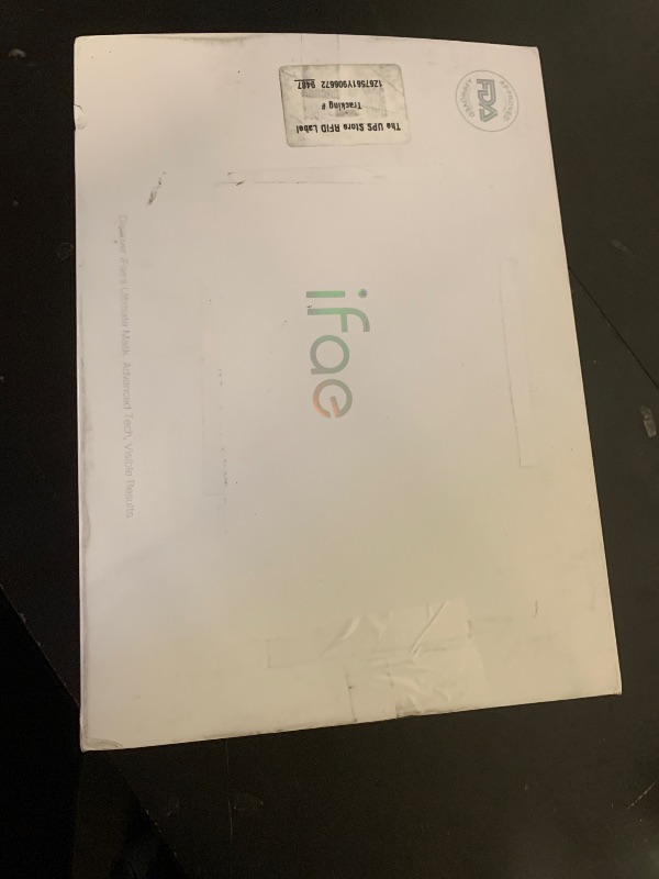 Photo 1 of IFAE Red Light Therapy Mask for Face and Neck, 7 Colors with NIR Led Face Mask Light Therapy with Eye Protection and Remote, Rechargeable Ergonomic Design for True Anti-Aging Skincare at Home Black