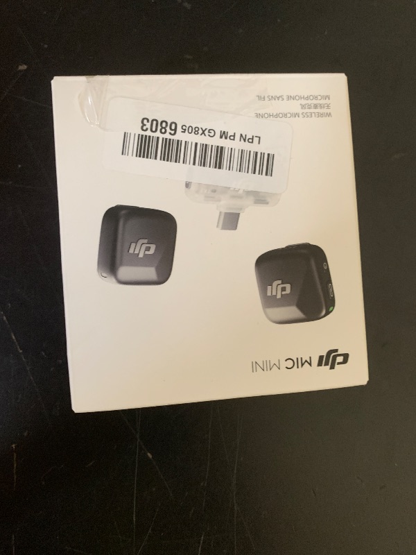 Photo 1 of DJI Mic Mini (2 TX + 1 Mobile RX), Wireless Lavalier Microphone for iPhone 17/16/15 & Android/PC/Tablet, Plug-and-Play, 300m Transmission, Ultralight, Active Noise Cancelling, YouTube, Vlog, Streaming