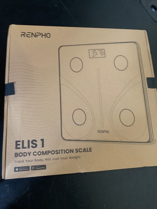 Photo 1 of RENPHO Smart Scale for Body Weight, FSA&HSA Eligible, Digital Bathroom Scale BMI Weighing Bluetooth Body Fat Scale, Body Composition Monitor Health Analyzer with Smartphone App, 400 lbs - Elis 1