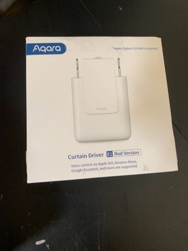 Photo 1 of [Upgraded Version] Aqara Smart Curtain Motor E1 (Rod Version, 1 Pack), Requires AQARA Zigbee 3.0 HUB, Not Support Hubs from Other Brands, Support HomeKit, Alexa and IFTTT