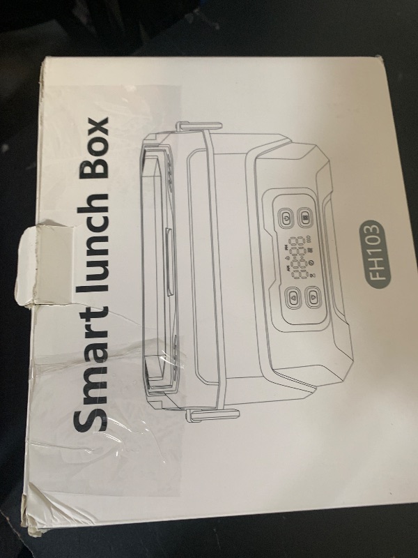 Photo 1 of 100W Cordless Heated Lunch Box, 45W Fast Charging?22000mAh Rechargeable Electric Lunch Box for Adults - 6.5 Cups Portable Food Warmer with 24H Scheduled Heating, for Work, Office, Outdoor(Black)