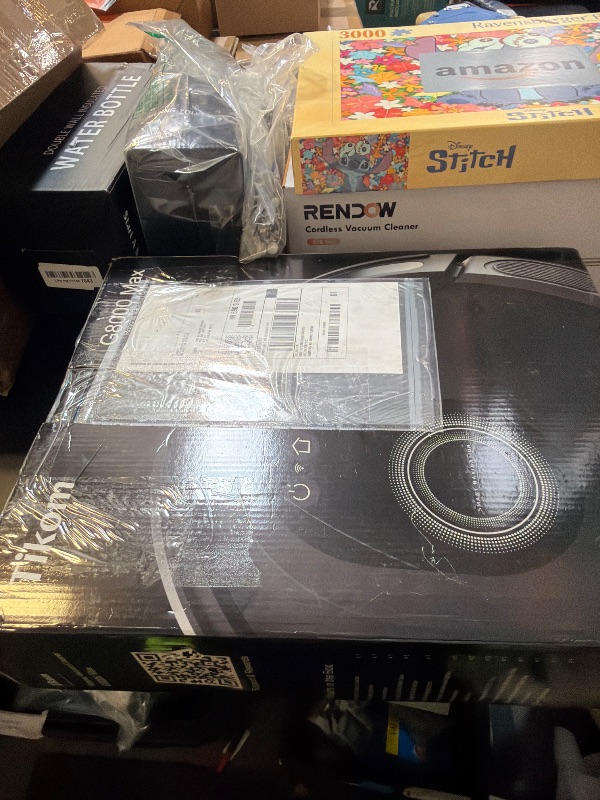 Photo 1 of Tikom Robot Vacuum and Mop Combo, 5000Pa Robotic Vacuum Cleaner, 150 Min Max, App & Remote Control, Ideal for Hard Floor, Carpet, Pet Hair, Self-Charge(G8000 Max)