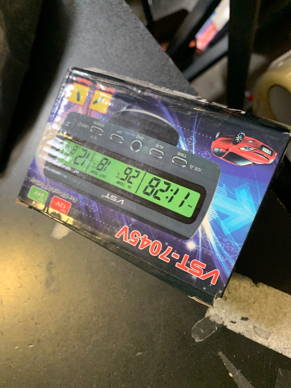 Photo 1 of Riloer 4 in 1 LED Digital Display Vehicle Car Kit Thermometer Voltmeter Clock 12V (1 PCS)