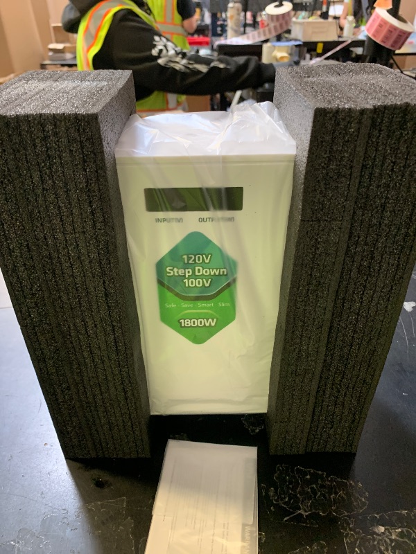 Photo 1 of UMI 1800 Watt Voltage Converter Transformer - Heavy Duty Step Down AC 120V to 100V Power Converter - for Japan Appliances Use in US Canada Mexico – CE Certified [3-Year Warranty]