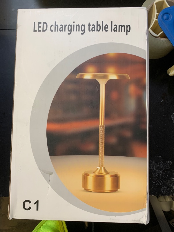 Photo 1 of HAPYGI 5200mAh Rechargeable Cordless LED Table Lamps Touch Sensor Light, 3-Levels Portable Dimming Wireless Battery Operated Lamp,Night Light/Restaurant Table/Outdoor/Coffee/Bar (Orange Set of 2)