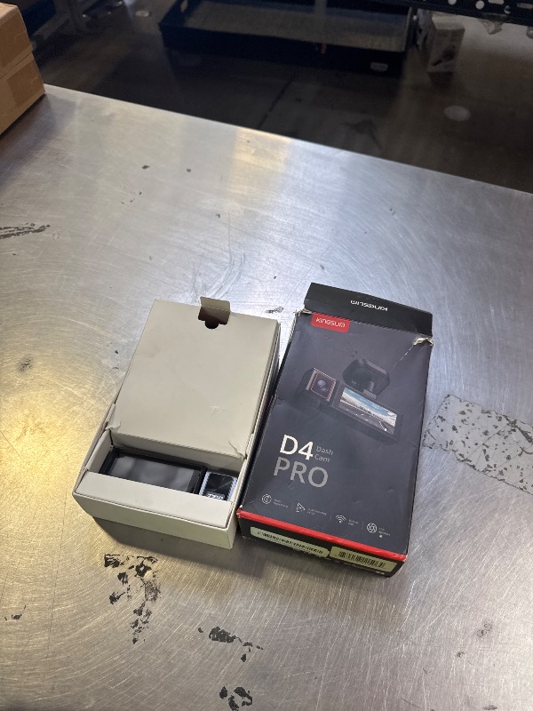 Photo 1 of Kingslim D4PRO Dash Cam Front and Rear - 4K + 2K Dual Car Dashcam with WiFi GPS Dash Camera, Optional Inside Recording, Voice Control, Type C, Support 256GB Max