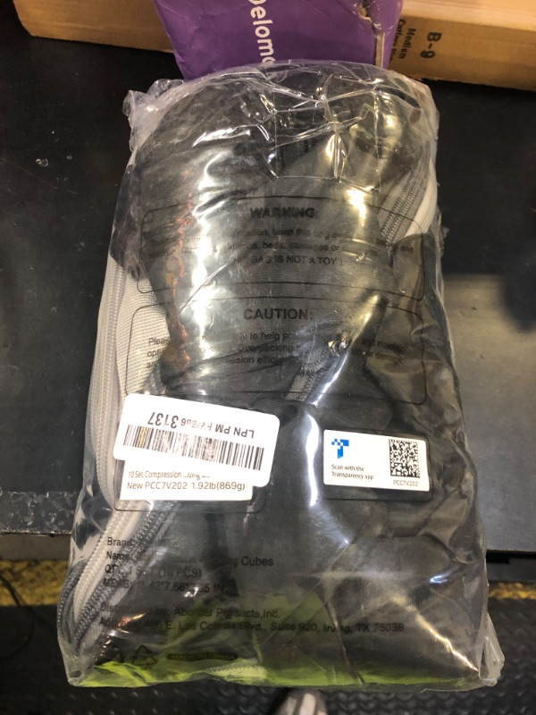 Photo 1 of 10 Set Compression Packing Cubes for Travel Essentials,Compressible Expandable Packing Cubes for Suitcase,OlarHike Luggage Organizer Bags for Travel,Handy Helper for Organizing Clothes(Black)