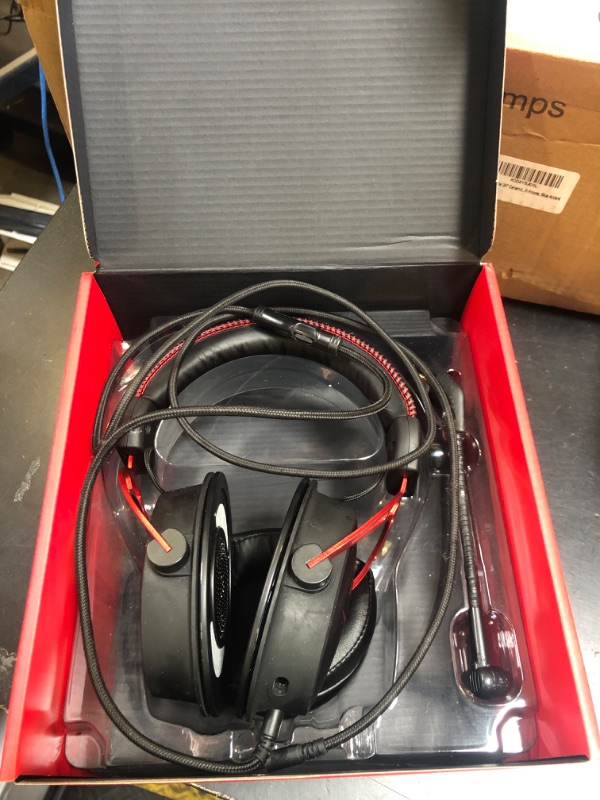 Photo 1 of HyperX Cloud Alpha - Gaming Headset, Dual Chamber Drivers, Legendary Comfort, Aluminum Frame, Detachable Microphone, Works on PC, PS4, PS5, Xbox One/ Series X|S, Nintendo Switch and Mobile – Red