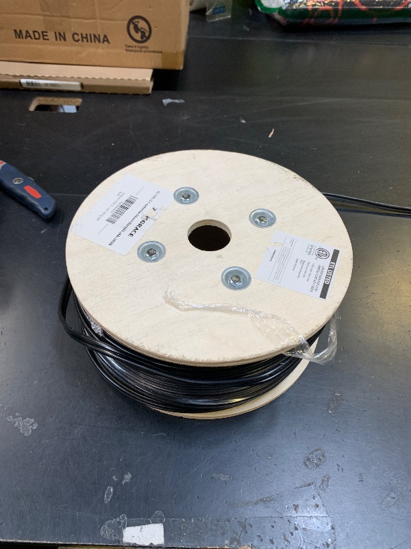 Photo 1 of Zonegrace 12AWG 2-Conductor 12/2 Direct Burial Wire for Low Voltage Landscape Lighting, 265ft